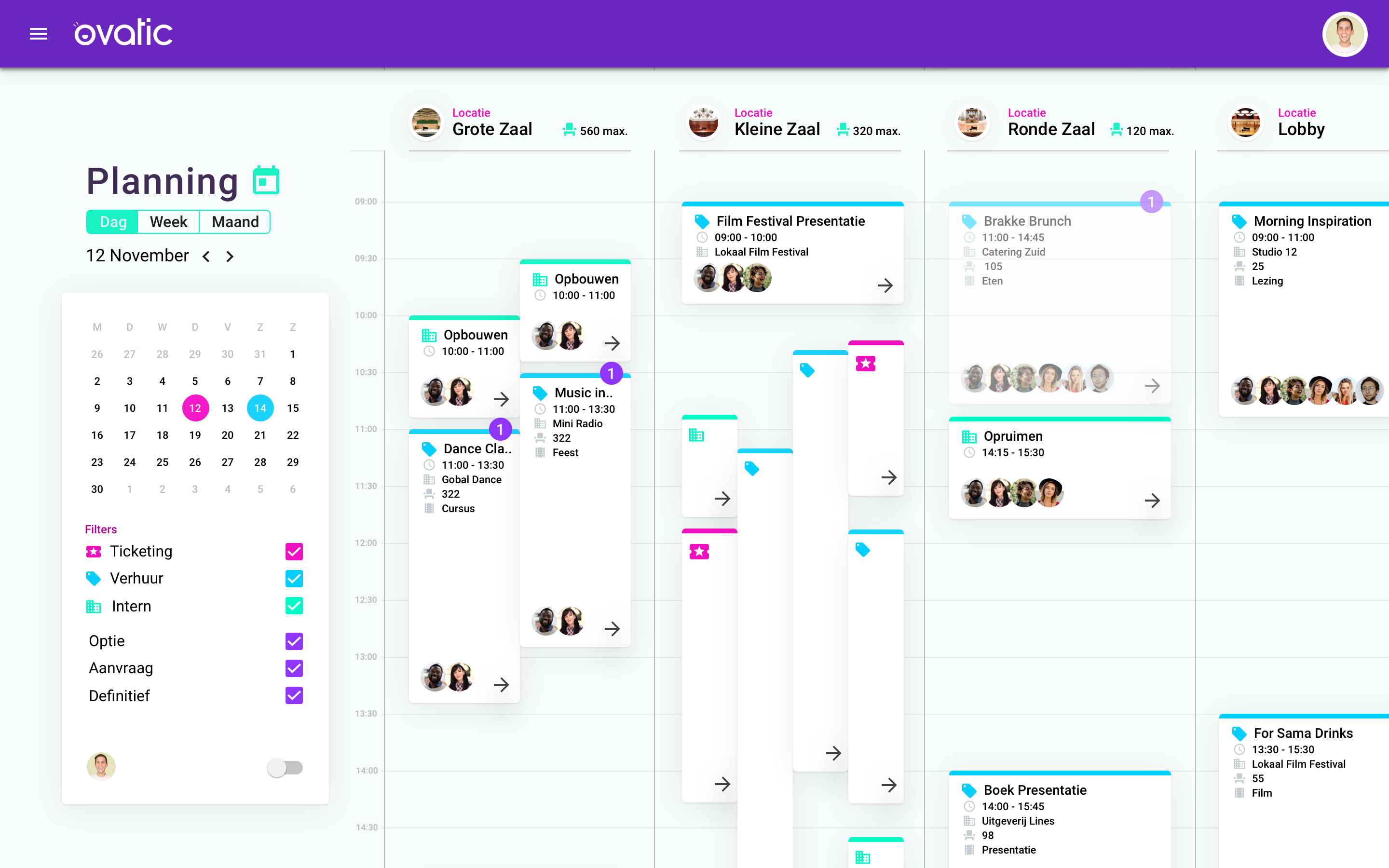 Ovatic Dashboard